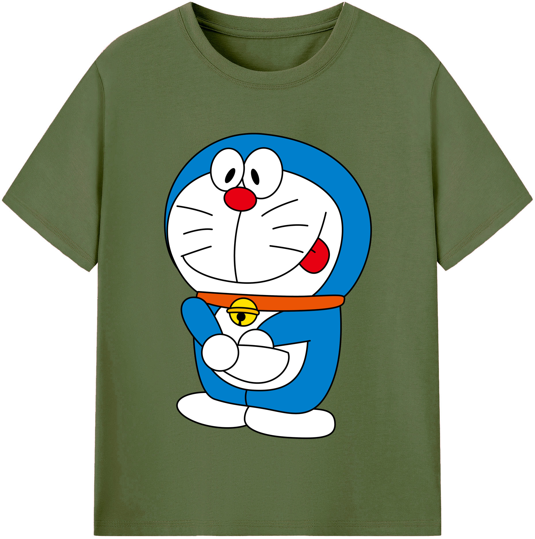 （画像用） ドラえもん Doraemon 綿100％半袖Tシャツ（フロントプリント）